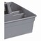 Nexstep Commercial Products MaxiRough Maid Caddies, Two Compartments, 12 x 7, Gray 96981 - alternate 4
