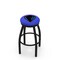 Holland Bar Stool Co 36" Blk Wrinkle DePaul Swivel Bar Stool, Accent Ring L8B2B36DePaul - alternate 1