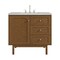 James Martin Vanities Laurent 36" Single Vanity, Honey Oak w/ 3 CM Eternal Jasmine Pearl Silestone Top 545-V36-HNO-3EJP - alternate 1