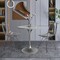 Leisuremod Round 27.55 in W, 29.34 in L, Sintered Stone/Stainless Steel, White VT20BS-27WS - alternate 7