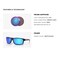 Oakley Gibston XL Men's Sunglasses Sunglasses Matte Black Frame Matte Black Frame Men's Prizm Sapphi OO9470-0362 - alternate 7