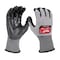 Milwaukee Tool Cut-Resistant Coated Gloves, Cut Level A3 , Dipped , Polyurethane , Smooth , XL 1 PR 48-73-8733 - alternate 1