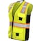 Ironwear Hi-Vis Safety Vest M Class 2 , Zipper 7 Pockets, ID Window 1245-LZ-RD-2-MD - alternate 4