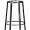 Homeroots 40" Black Distressed Geometric Metal Lantern Candle Holder 609327 - alternate 5