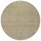 Homeroots 8' Beige And Taupe Round Striped Washable Indoor Outdoor Area Rug 615652 - alternate 6