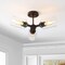 Jonathan Y Jaymes 20" 3-Light Farmhouse Industrial Iron Cylinder LED Semi Flush Mount, Oil Rubbed Bronze/Clear JYL9543A - alternate 8
