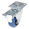 Vestil Elastic Rubber Swivel With Total Brake Caster 5 In. Diameter x 2 In. Width 550 lb Blue/Black CST-BB-5X2ER-SWTB - alternate 1