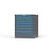 Strong Hold 8 drawer cabinet - (4x 2ft, 2x 3ft, 2x 4ft) - Blue accents - Keyed Different S3036-PPDAS-0804FS - alternate 3