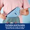 Lockermate By Bostitch Expanding Pencil Case, For Office & School Supplies, Travel Organizer Bag, High Capacity, Blue 24363-BL - alternate 7