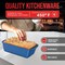 Bakken- Swiss Blue Marble Nonstick Loaf Pan, 11in Carbon Steel, Oven Safe to 450 DegF, Dishwasher Safe BKLOAFBLU1 - alternate 6