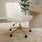 Martha Stewart Eloise Upholstered Office Chair in Off White/Polished Brass CH-232196-2-CR-GLD-MS - alternate 7
