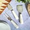 Laurie Gates California Designs Marble and Stainless Steel 3 Piece Cheese Knife Set in White 124006.03 - alternate 7