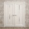 Sartodoors Interior Solid French Double Doors 48 x 80 inches, Ego 5014 Painted White Oak, Wood Interior Solid EGO5014DD-PWO-48 - alternate 4