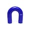 Hps Performance 2 in ID, 4-Ply High Temp Reinforced Silicone 180 Degree U Bend Elbow Coupler Hose, Blue HTSEC180-200-BLUE - alternate 1