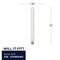 Bulbrite LED Filament 5 W Dimmable 15 Inch T9 Light Bulb with Clear Glass Finish and E26,400Lumens, 2700K, 4PK 862777 - alternate 3
