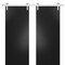 Sartodoors Sturdy Double Barn Door with Hardware, Planum 0010 Black Matte, 13FT Rail Hangers Heavy Set, Modern PLANUM0010DB-S-BLK-64 x 96 (2* 32x96) - alternate 1