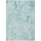 Homeroots 5' X 8' Aqua Teal Blue And Ivory Floral Washable Indoor Outdoor Area Rug 583095 - alternate 8