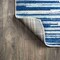 Jonathan Y Linear Modern Half-Stripe Blue/Cream 5 ft. x 8 ft. Area Rug CTP112A-5 - alternate 7