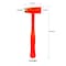 Neiko Dead Blow Hammer With Brass Cap, 1.5 Pounds, Neon Orange Deadblow Hammers, Mallet 02871A - alternate 6