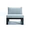 Leisuremod Chelsea 5-Pc Aluminum Outdoor Sectional Set with Coffee Table, 6-Person, Weatherproof CSTBL-4LGR - alternate 9
