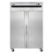 Koolmore 54 in. Two-Door Reach-In Refrigerator with Top-Mounted Compressor, 49 cu. ft. in Stainless-Steel KM-RIR-2D-SS-TM - alternate 1