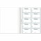C-Line Products Visitor Badges with Registry Log, White, 150PK CLI97030 - alternate 1
