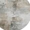 Homeroots 8' Ivory Gray And Khaki Round Abstract Washable Indoor Outdoor Area Rug 616834 - alternate 5