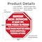 Signmission Maintain Social Distancing At Least, 10 inch X 10 inch, Plastic Sign, 2PK OC-P-2PACK-10-200 - alternate 6