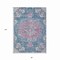 Homeroots 8' X 10' Blue Floral Medallion Washable Indoor Outdoor Area Rug 607845 - alternate 7