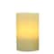 Homeroots 6" Ivory Flameless Pillar Candle 485137 - alternate 1