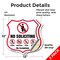Signmission No Soliciting Shield Sign No Politics Ma, 12 inch X 12 inch, Vinyl Decal, 2PK SHI-D-2PACK-12-403 - alternate 5