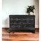Homeroots 58" Metallic Grey Solid Wood Six Drawer Double Dresser 478660 - alternate 4