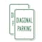 Signmission Diagonal Parking, 18'' X 24'' 2 Signs, Heavy Gauge Aluminum, 2PK A-1824-2PACK-25262 - alternate 1