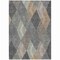 Homeroots 9' X 12' Pewter Gray And Gold Argyle Washable Indoor Outdoor Area Rug 613733 - alternate 6