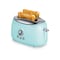 Brentwood Industries Cool Touch 2-Slice Extra Wide Slot Retro Toaster in Blue TS-270BL - alternate 4