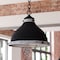 Vaxcel Sheffield 1L 15-in. W Dark Bronze and Gray Farmhouse Dome Pendant Light P0368 - alternate 8