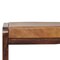Homeroots 32in Brown Solid Wood Storage Bench With Cabinet 718235 - alternate 9