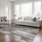 Homeroots 10' X 14' Taupe and Gray Abstract Washable Non Skid Indoor Outdoor Area Rug 563618 - alternate 8