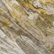 Homeroots 9' X 12' Brown Taupe And Gold Abstract Washable Indoor Outdoor Area Rug 577936 - alternate 7