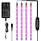 Ipower 60W Full Spectrum LED Plant Grow Light Strips for Indoor Plants with Auto ON/Off 3/9/12H Tim GLLEDXSTRIPSMIX60T - alternate 1