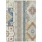 Homeroots 3' X 5' Ivory Blue And Brown Aztec Washable Indoor Outdoor Area Rug 598466 - alternate 9
