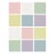 Flipside Dry Erase Stickables with Dry Erase Marker, Pastel Assorted, 3in x 3in, 12-Piece Set, 3PK 94433 - alternate 3