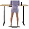 Homeroots Black and White Active Standing Desk Balance Board 397716 - alternate 6