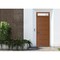 Vdomdoors Front Exterior Prehung Metal-Plastic Door, Manux 8111 Walnut, Top Sidelite Transom, Office Commerci MANUX8111EXD-WLN-W36xH80+14-RH - alternate 3