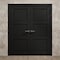 Sartodoors Interior Solid French Double Doors 84 x 84 inches, Ego 5010 Painted Black Oak, Wood Interior Solid EGO5010DD-CHK-8484 - alternate 5