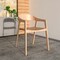 Leisuremod Rivo Collection Elegant Dining Chair in Natural Wood RC20NW - alternate 9