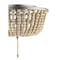 Jonathan Y Allison 15" 3-Light Shabby Chic Farmhouse Wood Beaded/Metal LED Flush Mount, Antique Silver/Cream JYL9019C - alternate 9