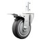 Service Caster 4 Inch Thermoplastic Rubber Swivel 3/4 Inch Square Stem Caster Total Lock Brake SCC-SQTTL20S414-TPRB-34 - alternate 1