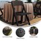 Flash Furniture Hercules Tucker Black Lightweight Foldable Chairs, Removable Black Vinyl Padded Seats, 4PK 4-LE-L-1M-BK-GG - alternate 9