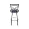Holland Bar Stool Co 820 Catalina Stainless Steel 36in Swivel Bar Stool with Graph Anchor Seat 82036SS014 - alternate 7